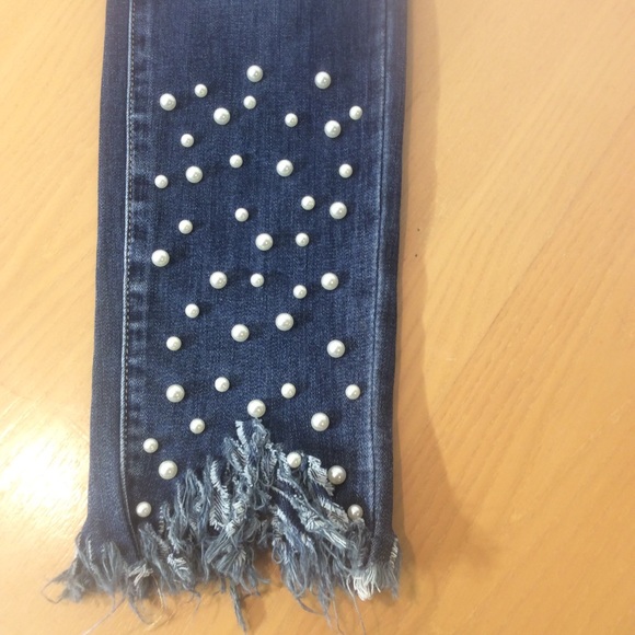 Redial denim jeans pearl embellishments - Picture 2 of 4